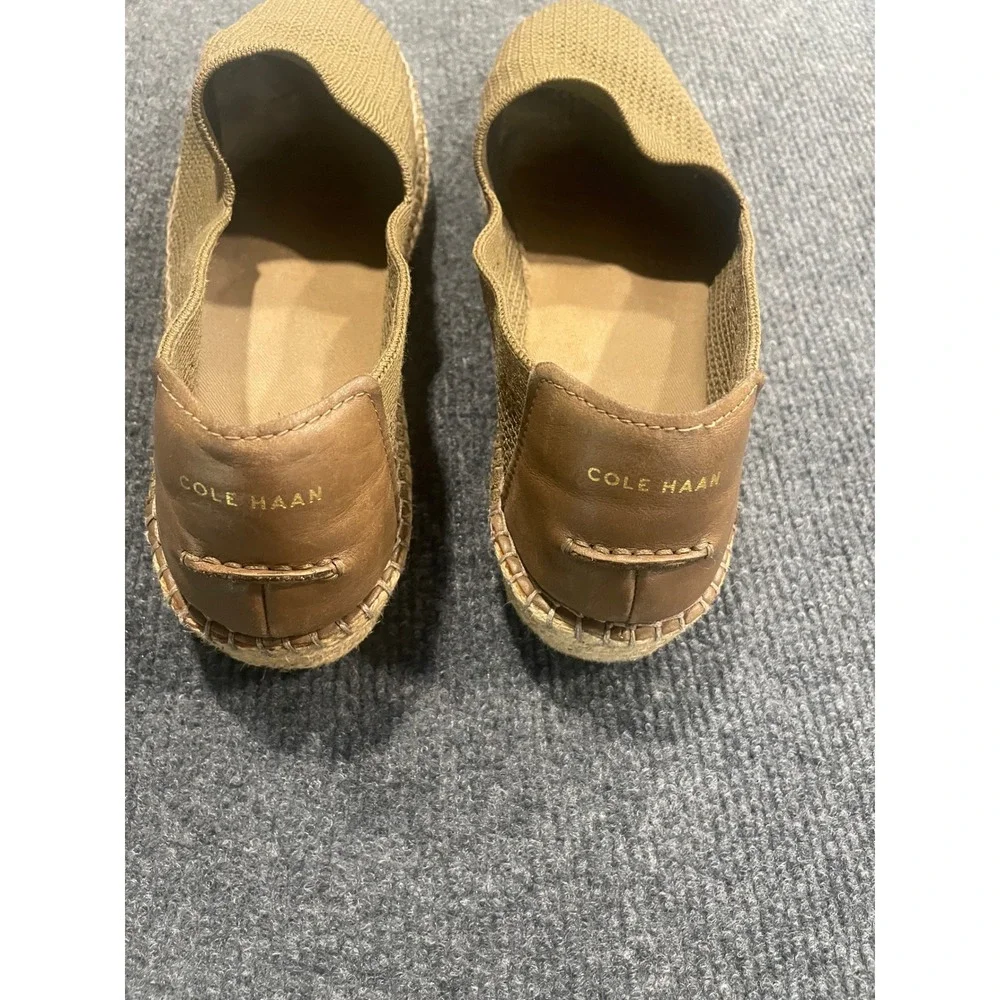 Cole Haan Pinch Weekender Stitchlite Knit Espadrilles Olive W16674 Mens 7.5B